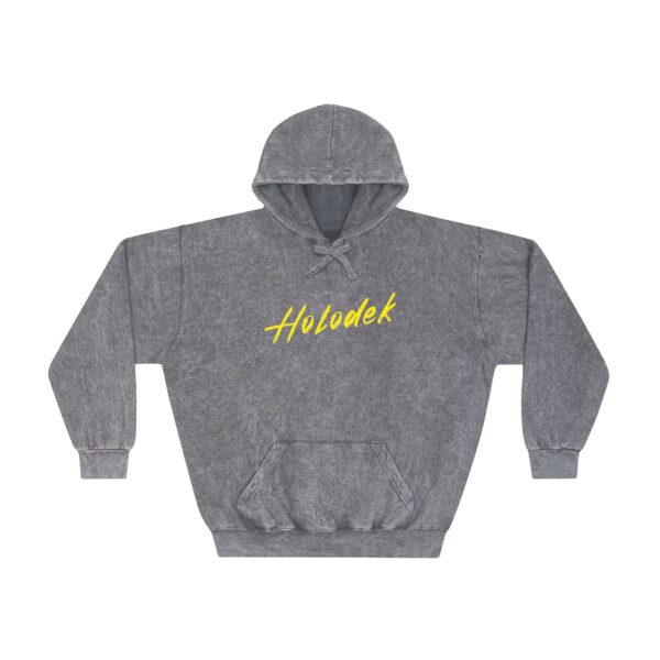 Holodek Grey Hoodie - Yellow Logo