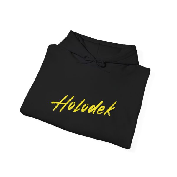 Holodek Yellow Logo Hoodie - Image 4